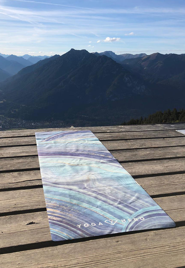 Yoga mat BLUE STONE 4mm B-stock