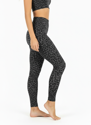 Leggings Léopard Gris
