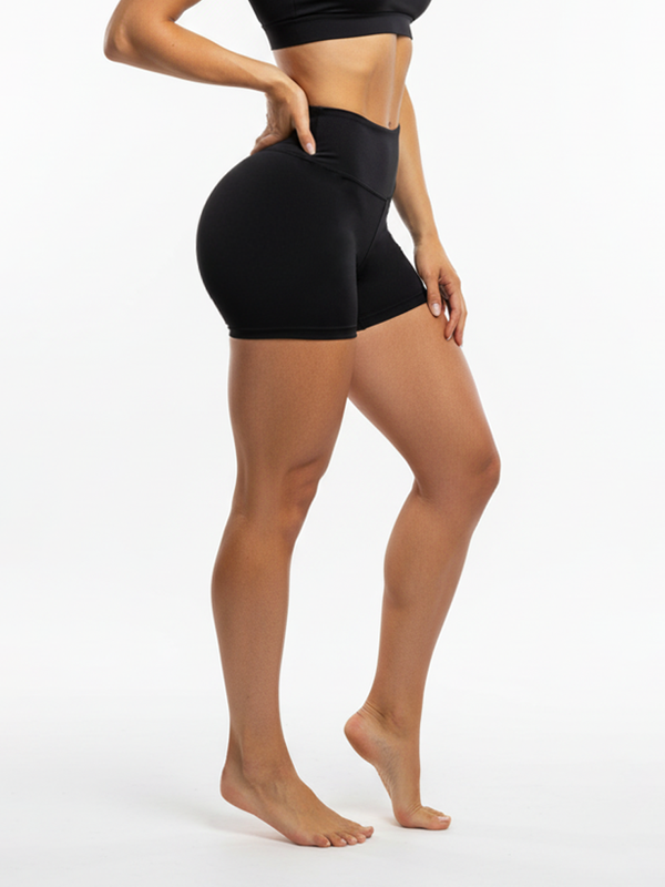 Ensemble short scrunch + soutien-gorge de sport dos nageur
