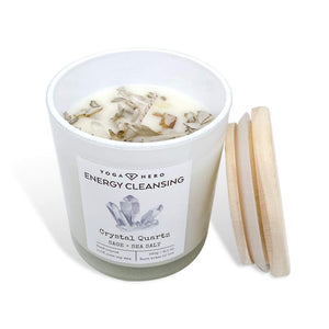 crystal candle clear quartz